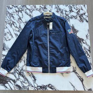Members Only Navy Blue Racer Jacket. Size Men's M. Never worn with tags.